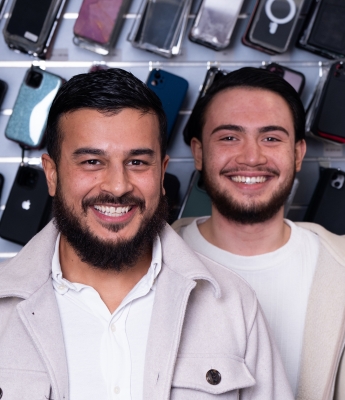 Siar Khalil en Liam Weber